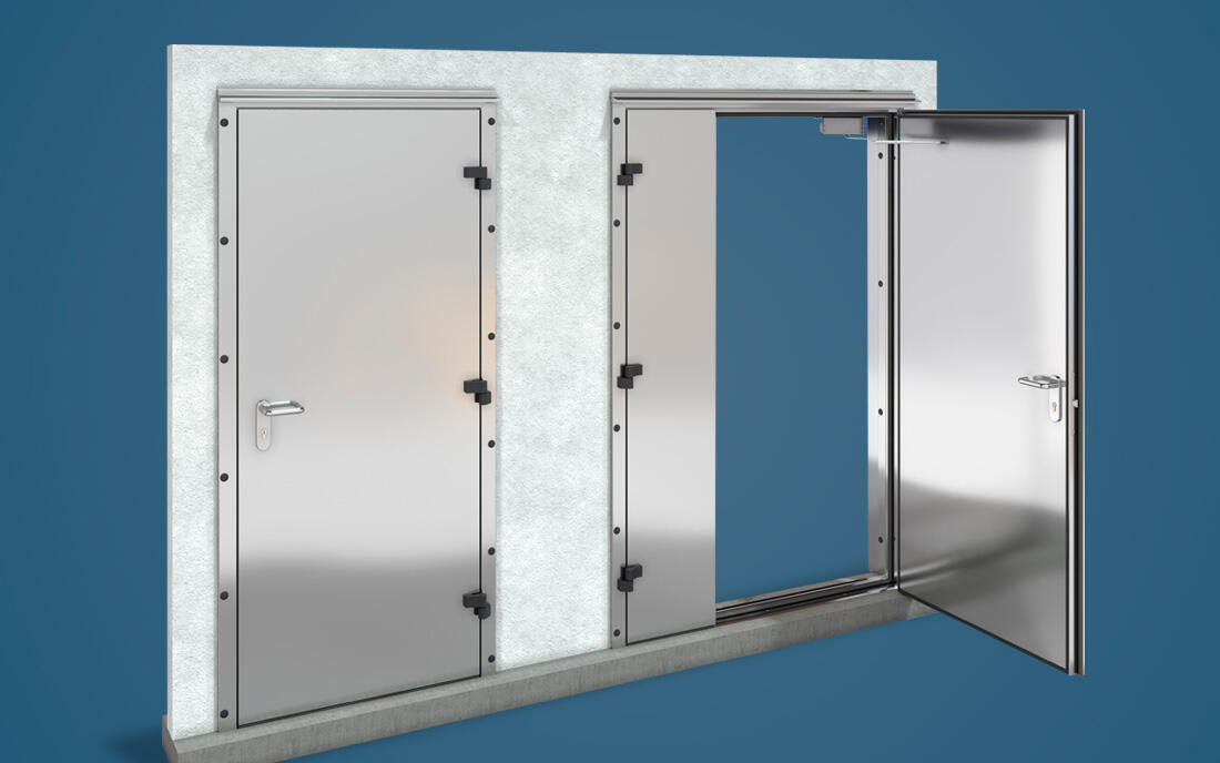 Технологические двери для наружного контура зданий РДТ(НК)