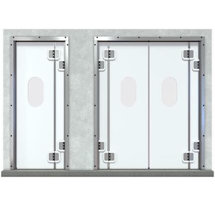 Пластиковые маятниковые двери МД (Пст-fix180)