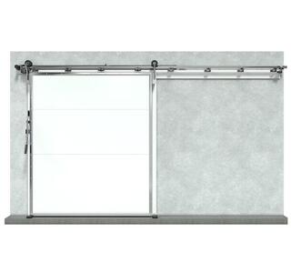 Откатные холодильные противопожарные двери